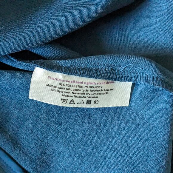 MM Lafleur A-line Sleeveless Dress in Blue Teal Size 2 - Picture 7 of 7